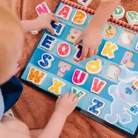 Melissa & Doug Blues Clues Rainbow Stacker Puzzle Baby Play