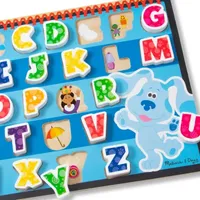 Melissa & Doug Blues Clues Rainbow Stacker Puzzle Baby Play