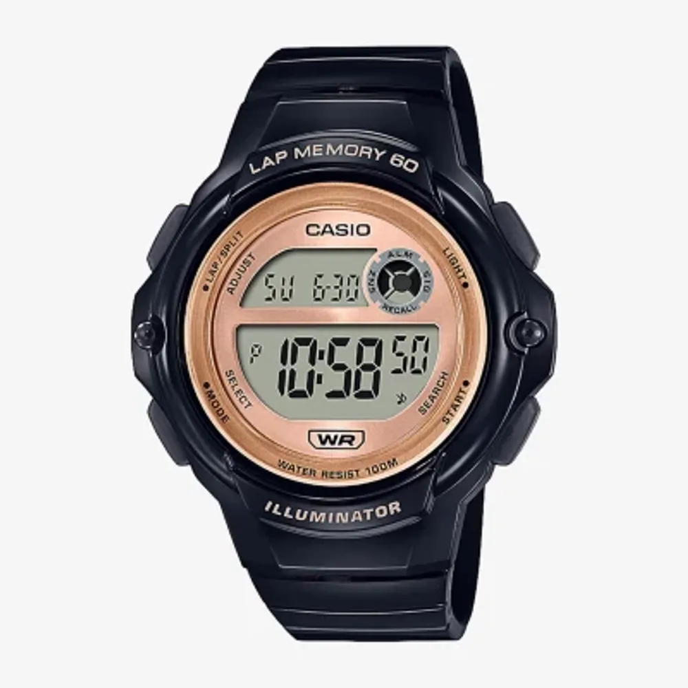 Casio Womens Black Strap Watch Lws1200h-1av