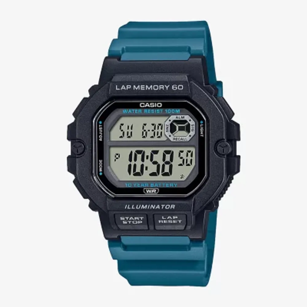 Casio Mens Blue Strap Watch Ws1400h-3av