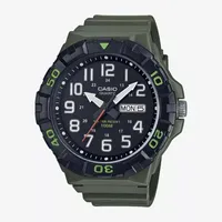 Casio Mens Green Strap Watch Mrw210h-3av