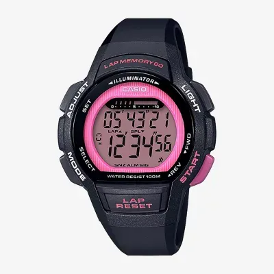 Casio Womens Black Strap Watch Lws1000h-4av