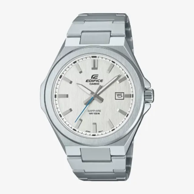 Casio Mens Silver Tone Stainless Steel Bracelet Watch Efb108d-7av | Dulles  Town Center