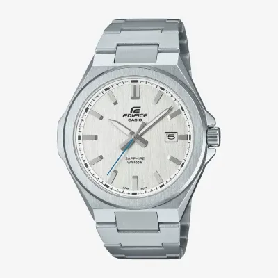 Casio Mens Silver Tone Stainless Steel Bracelet Watch Efb108d-7av