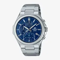 Casio Mens Silver Tone Stainless Steel Bracelet Watch Efb700d-2av