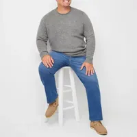 mutual weave Big and Tall Mens Straight Leg Jeans