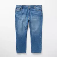 mutual weave Big and Tall Mens Straight Leg Jeans