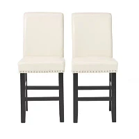 Lise 2-pc. Counter Height Upholstered Bar Stool