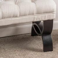 Scarlett Upholstered Tufted Bench