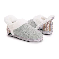 Muk Luks Magdalena Bootie Womens Slip-On Slippers