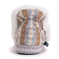 Muk Luks Magdalena Bootie Womens Slip-On Slippers