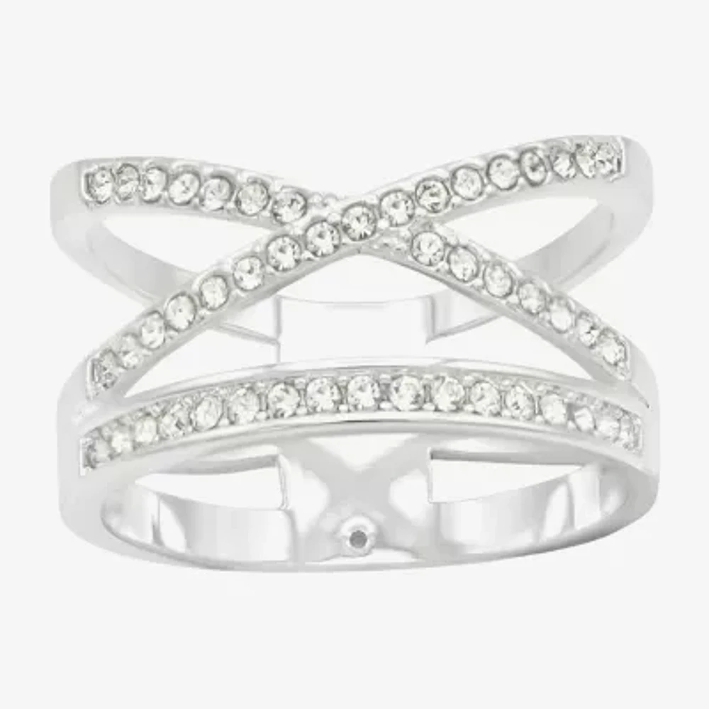 Sparkle Allure Crystal Pure Silver Over Brass Band