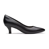 Clarks Womens Kepley Vine Pointed Toe Stiletto Heel Pumps