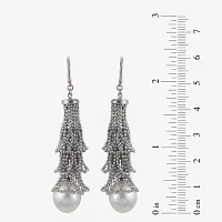 10-11Mm Cultured Freshwater Pearl Sterling Silver Earrings