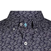 ANGLR Pick Up Sticks Mens Short Sleeve Button-Down Shirt