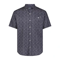 ANGLR Pick Up Sticks Mens Short Sleeve Button-Down Shirt