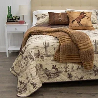 Donna Sharp Cowboy Hypoallergenic Quilt Set