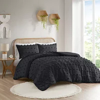 Intelligent Design Vera Clip Jacquard Comforter Set With Sham