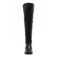 Liz Claiborne Womens Jepson Flat Heel Over the Knee Boots