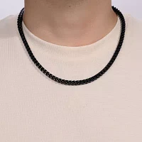 Stainless Steel Inch Solid Wheat Chain Necklace