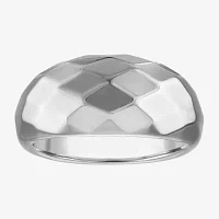 Womens Sterling Silver Cocktail Ring