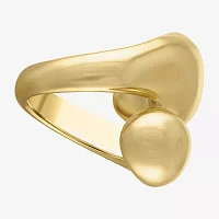 Womens 14K Gold Over Silver Cocktail Ring