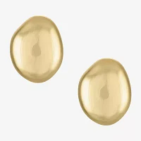 14K Gold Over Silver 12mm Stud Earrings