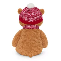 North Pole Trading Co. Holiday Bear Stuffed Animal