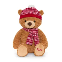 North Pole Trading Co. Holiday Bear Stuffed Animal