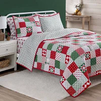 Martha Stewart Patchwork 3-pc. Reversible Quilt Set