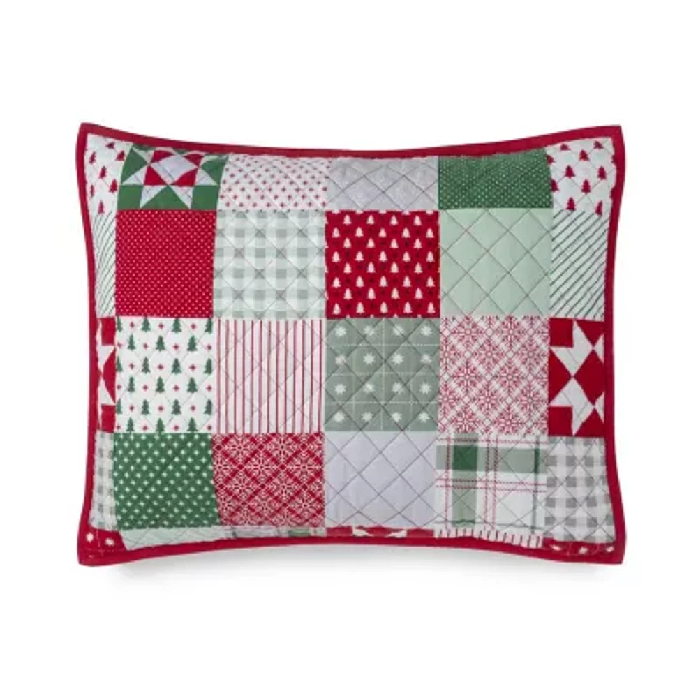 Martha Stewart Patchwork 3-pc. Reversible Quilt Set
