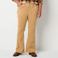 a.n.a Womens High Rise Flare Corduroy Pant