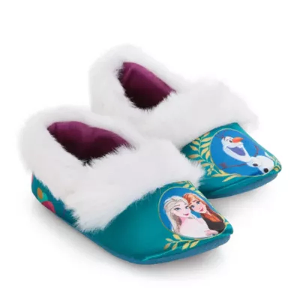 Disney Collection Girls Frozen Slip-On Slippers