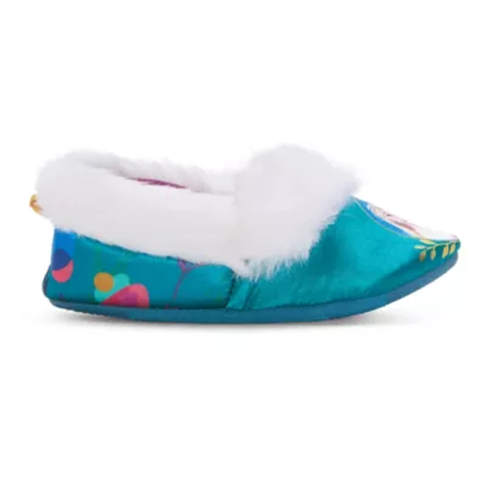 Disney Collection Girls Frozen Slip-On Slippers