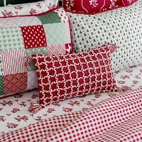 Martha Stewart Braided Plaid Lumbar Pillow