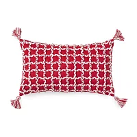 Martha Stewart Braided Plaid Lumbar Pillow