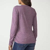 Free Country Womens Crew Neck Long Sleeve T-Shirt