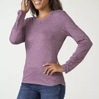 Free Country Womens Crew Neck Long Sleeve T-Shirt