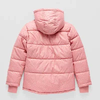 Thereabouts Little & Big Girls Water Resistant Heavyweight Puffer Jacket