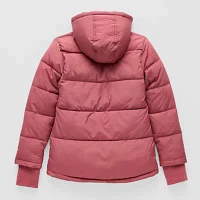 Thereabouts Little & Big Girls Water Resistant Heavyweight Puffer Jacket