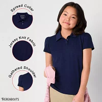 Thereabouts Little & Big Girls Short Sleeve Polo Shirt