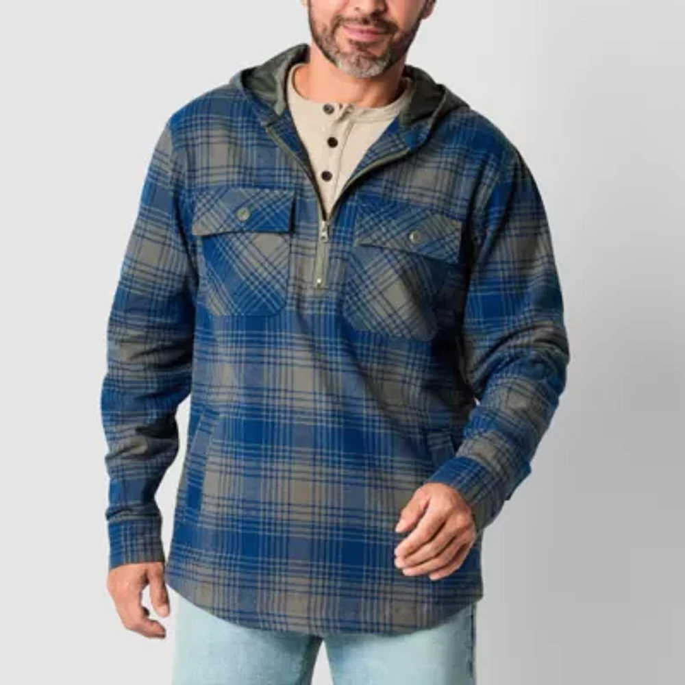 Victory Flannel Pullover Mens Midweight Shirt Jacket