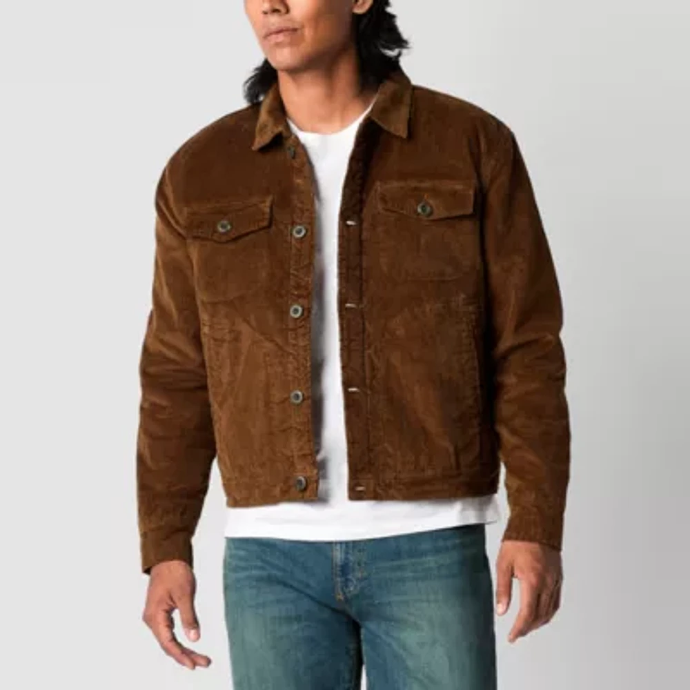 mutual weave Mens Corduroy Trucker Jacket