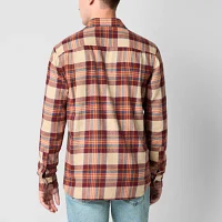 mutual weave Mens Regular Fit Long Sleeve Flannel Shirt