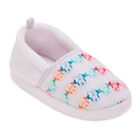 Disney Collection Girls Minnie Mouse Slip-On Slippers