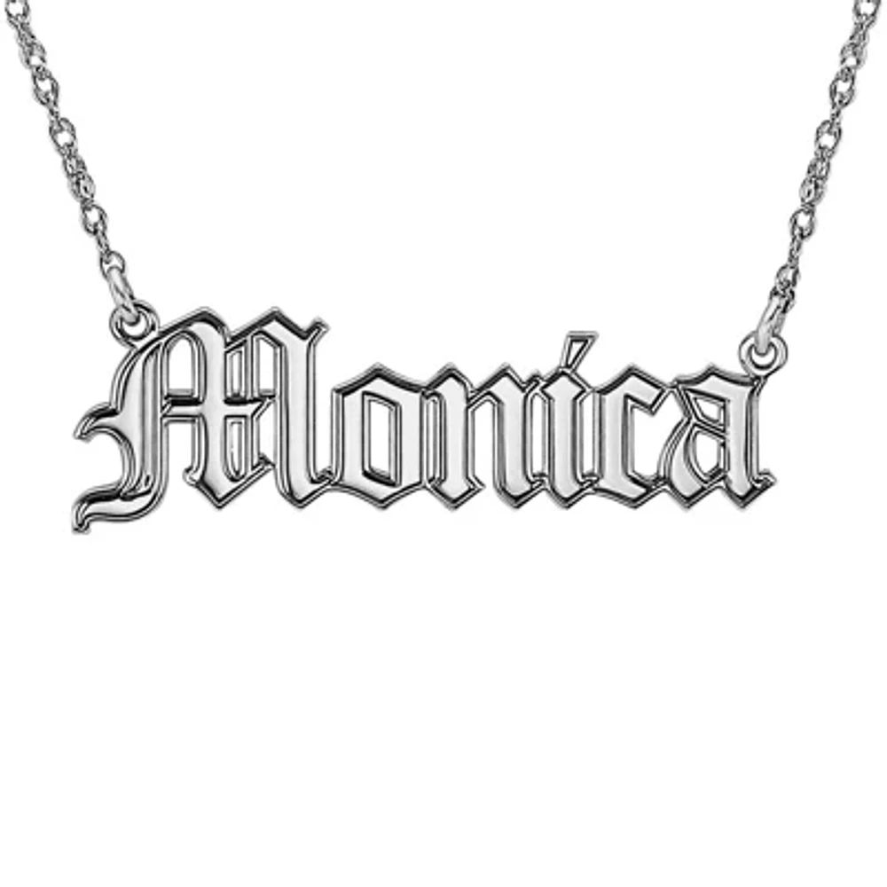 Personalized Sterling Silver Name Necklace