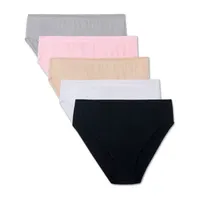 Fruit of the Loom Breathable 5 Pack High Cut Panty 5dpbbh1