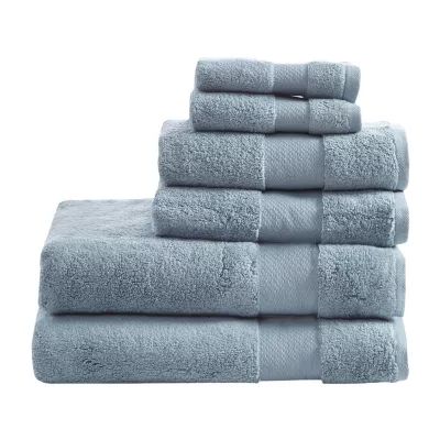 Madison Park Signature Turkish Oversized Cotton Solid 6-pc. Bath Towel Set