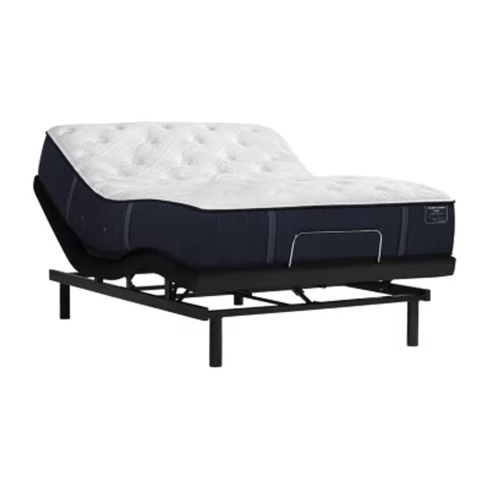 Stearns and Foster® Hurston Luxury Cushion Firm Tight Top Mattress + Sealy® Ease Adjustable Base