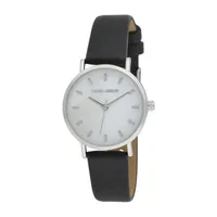 Laura Ashley Womens Black Strap Watch La2000bk